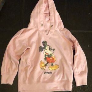 Pink Mickey Mouse sweatshirt